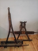 Zabytkowy wóz...elementy, osie