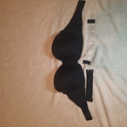 2szt w cenie jednego–biustonosze: cielisty i czarny-nowe-seria Duo