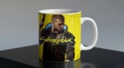 Cyberpunk 2077 gra prezent dla gracza geeka kubek ceramiczny