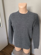 Superdry sweter męski L/M szary bawełna 