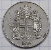#2738 Islandia 10 koron 1974