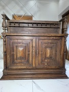 Kredens Dębowy Eklektyczny Komoda Eklektyczna Francja XIX wiek