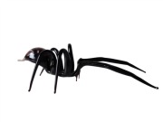 Figurka szklana Czarny Pająk – 16 cm