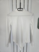 NOWE body ciążowe białe golf dlugi rękaw