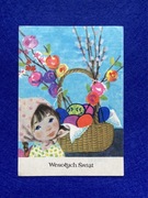 Leonia Janecka Wielkanoc Wesołych Świąt pocztówka 