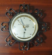 STARY BAROMETR / TERMOMETR - METALOPLASTYKA