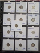 CARSKA ROSJA - ZESTAW MONET 