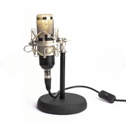 Lampa biurkowa mikrofon studyjny,       metalowa,        żarówka  GU10