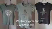 Bluzki r M. 3 w cenie 2! WYPRZEDAŻ!!