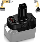 Adapter aku Li-ion Makita 18V Konwersja na do elektronarzędzi Dewalt 12V