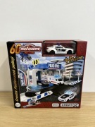 Zestaw Majorette Creatix posterunek policji + pojazd NOWY prezent