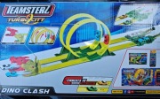 Dino Clash TeamSterz turbo city wyścigi tor wyścigowy , smoki zestaw 