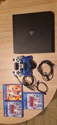 PlayStation 4 Pro 1TB + 2 pady + gry | komple
