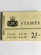 Anglia/Brytania stamp booklet QEII  **  Wildings N9 Nov.1962 GPO