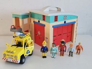 Strażak Sam remiza strażacka + pojazd + figurki duży zestaw