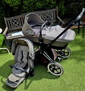 Cybex Priam 2 w 1 Gondola + siedzisko lux szary manhattan grey