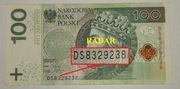 RADAR, DS Seria 2012, 100 ZŁ / PLN