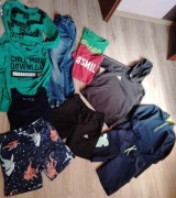 zestaw 158/164 chłopiec bluzy bluzki spodnie 