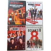 Ocean’s Eleven & Ocean's Twelve & Ocean's Thirteen & Ocean's 8 DVD Komplet