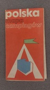 Polska Mapa campingów 1974/75