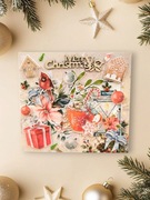 Kartka ręcznie robiona, 3D, Święta Bożego Narodzenia 