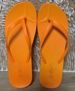 Klapki, Japonki Damskie Pomarańczowy