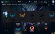 Konto league of legends LOL WEST PLAT4, 287LVL, 159SKIN, ALL CHAMP 
