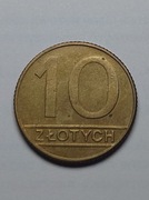 Moneta 10 złotych - 1989 rok