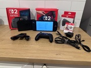 Nintendo Switch 2+dodatkowy kontroler i gra Mario kart 