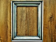 Stara rama, dodatkowo postarzana w stylu vintage