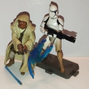 Star Wars-Geonosis Arena- Fi-Ek Sirch & Clone Trooper