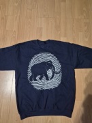 Granatowa bluza Gildan Crewneck Mamut L !