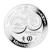 Medal złotówka próbna Poniatowski