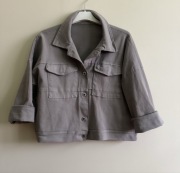 Katana, kurtka jeansowa Moda Italia, fango, beżowy