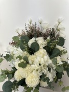 kompozycja na grób, obciążona cementem