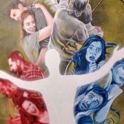 VibRaMy - "Nić Życia" Obraz Olejny namalowany ręcznie 100x150