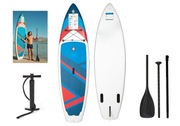 Deska SUP do pływania pompowana dwukomorowa wiosło