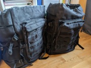 Plecak wild trek z wyposażeniem 60l czarny