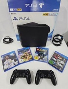 Ps 4 Playstation 1 Tb 2 pady 4 gry z okablowaniem 