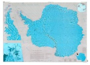 Mapa Satelitarna Antarktydy 1.5 * 1 metr