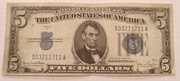 Banknot 5 dolarów USA z 1934r.