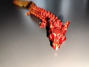 SMOK Przegubowy Figurka Flexi Dragon Druk 3D