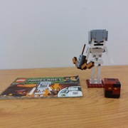 Zestaw Lego Minecraft 21150 Szkielet z kostką magmy 