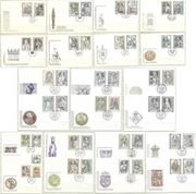 POLSKA FDC POCZET KRÓLÓW KOMPLET