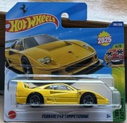 Hot Wheels Ferrari F40 Competizione Żółte 