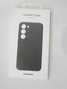 Etui skórzane SAMSUNG S23 Leather Case, plomby, model EF-VS911LBEGWW