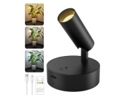 CZARNY REFLEKTOR AKUMULATOROWY  GDSF001 ZESTAW 2 SZT .