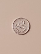 10 Groszy  Aluminium . Moneta obiegowa z roku 1969 . Stan  - bardzo dobry .