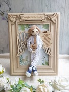 Pamiątka Chrztu Świętego Anioł Stróż dla chłopca 