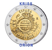 2 Euro 2012 Hiszpania - 10 Lat Euro